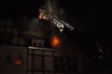 Feuer 3 Dachstuhlbrand Koeln Muelheim Gluecksburgstr P002